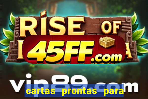 cartas prontas para retiro espiritual